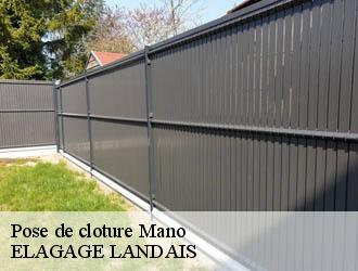 Pose de cloture  mano-40410 ELAGAGE LANDAIS